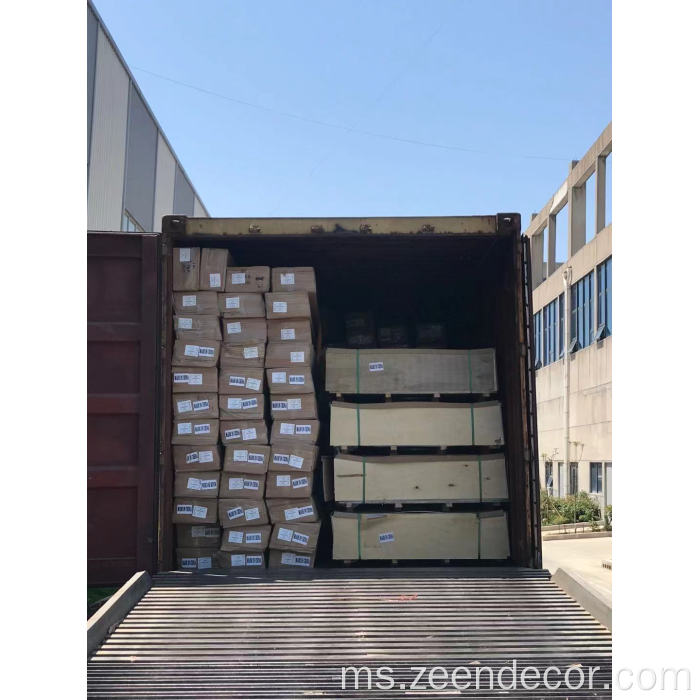 Lembaga plastik akrilik kalis air marmar berkilat tinggi